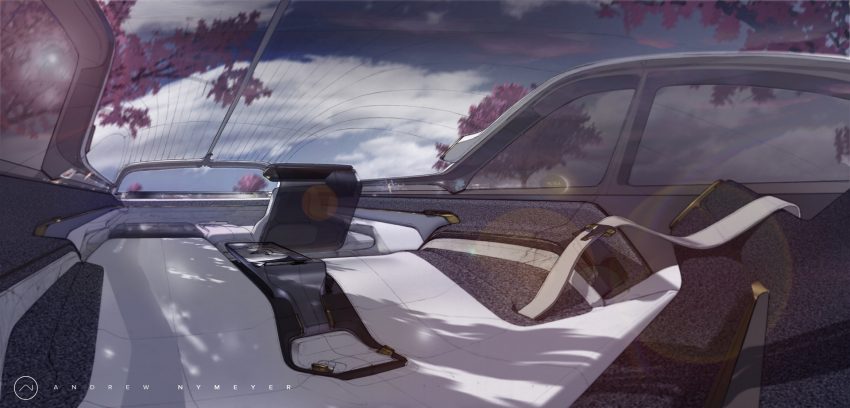 2022 Lincoln Model L100 Concept - Design Sketch Wallpaper 850x408 #32