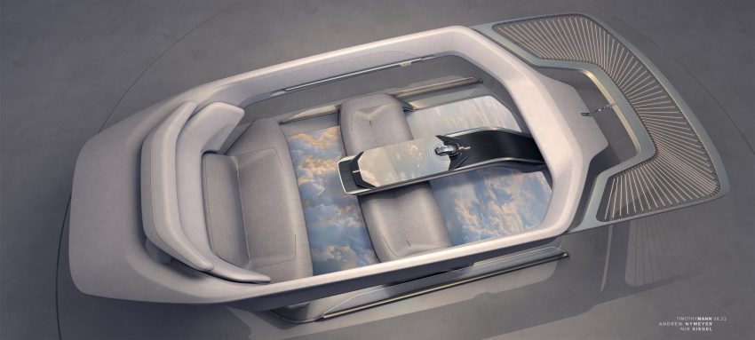 2022 Lincoln Model L100 Concept - Design Sketch Wallpaper 850x383 #34
