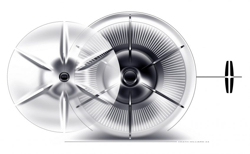 2022 Lincoln Model L100 Concept - Design Sketch Wallpaper 850x524 #29