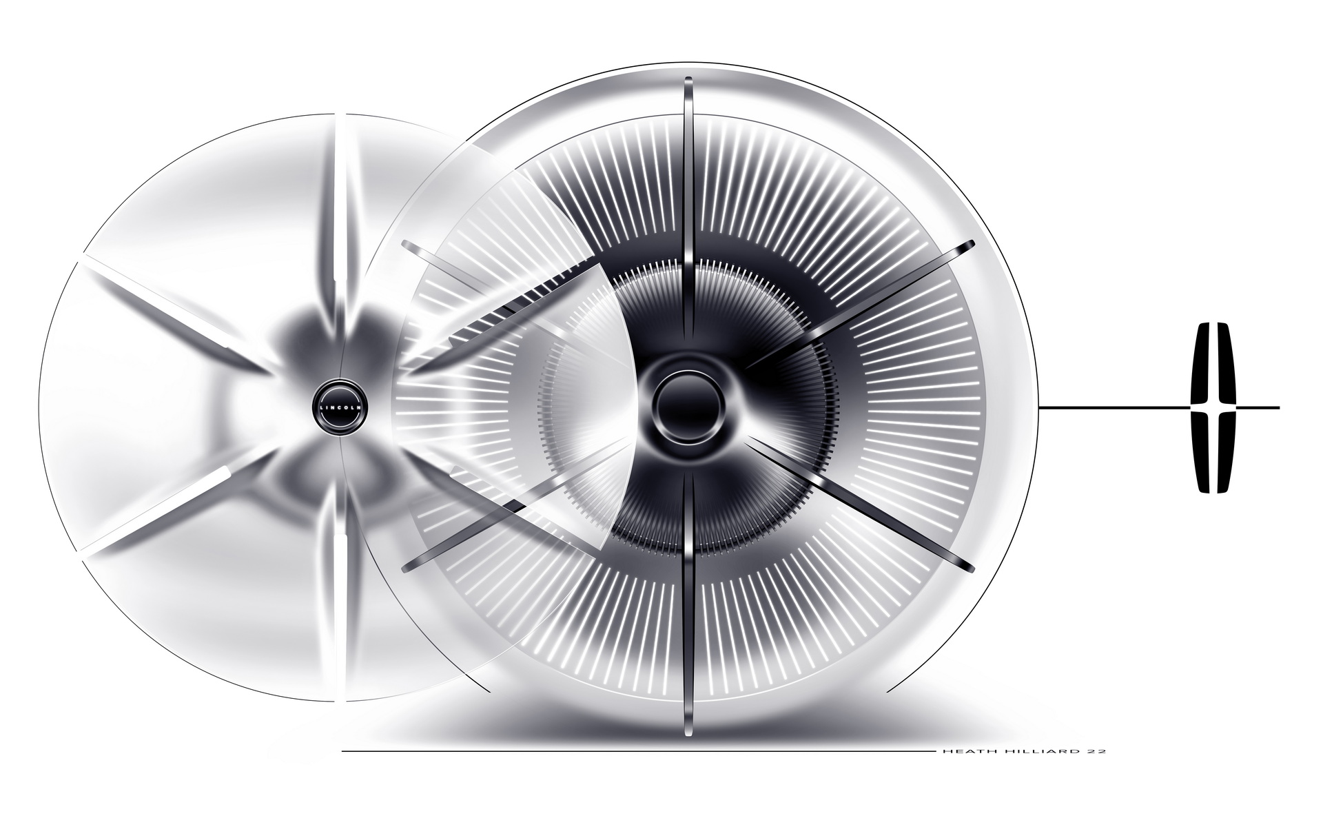 Download 2022 Lincoln Model L100 Concept - Design Sketch HD Wallpaper 1920x1184 #29