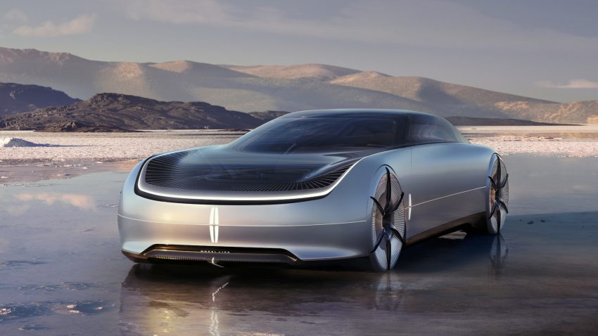 2022 Lincoln Model L100 Concept - Front Three-Quarter Wallpaper 850x478 #1