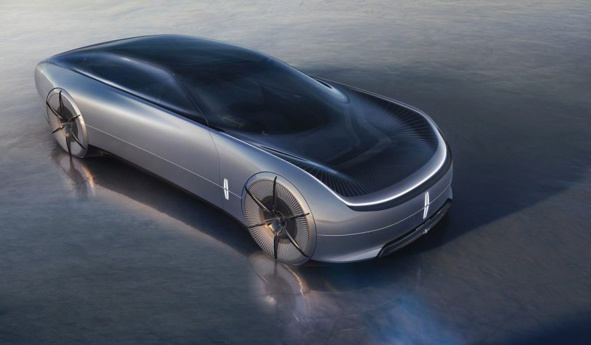 2022 Lincoln Model L100 Concept - Front Three-Quarter Wallpaper 850x496 #3