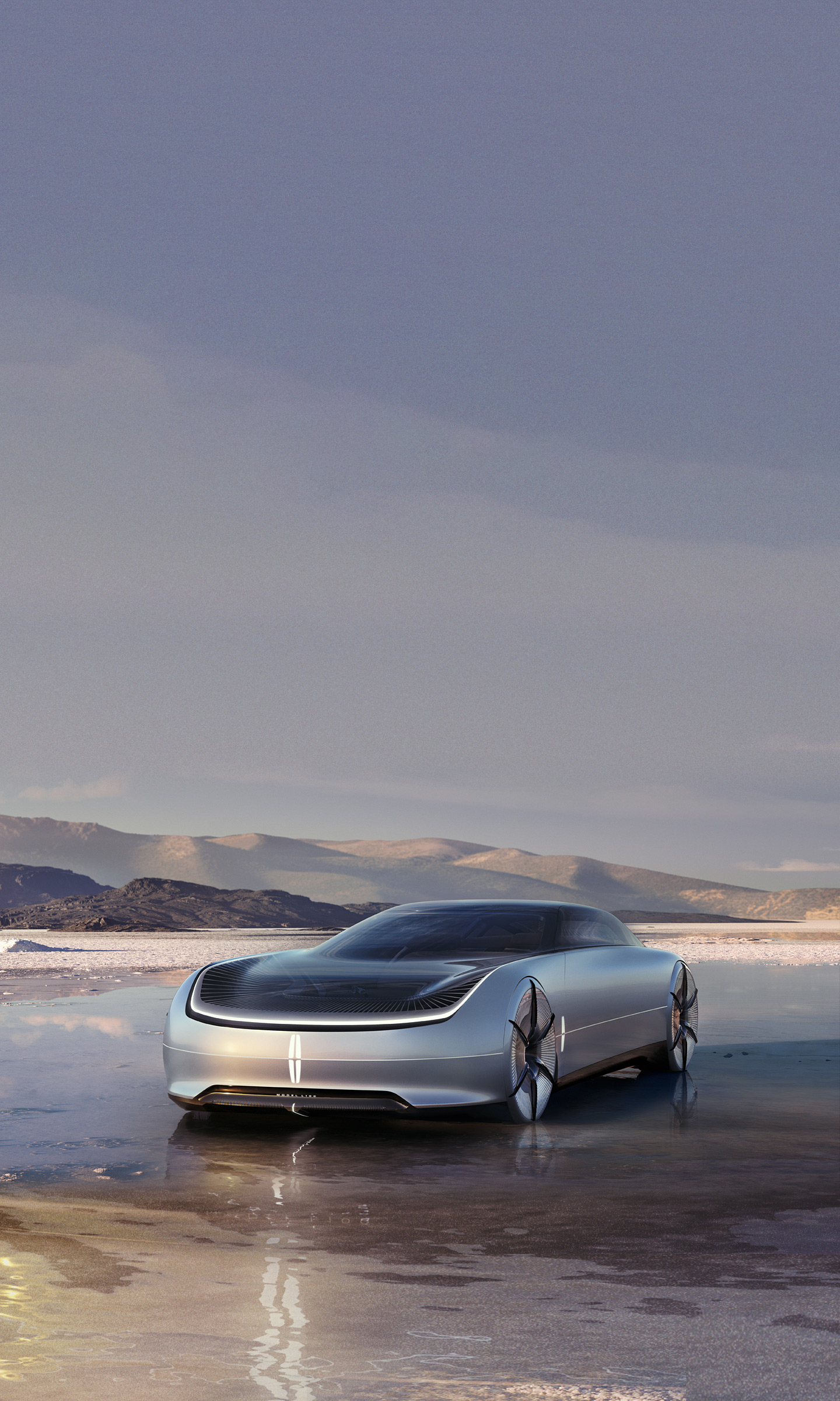 Download 2022 Lincoln Model L100 Concept - Front Three-Quarter HD Phone Wallpaper 1440x2400 #2