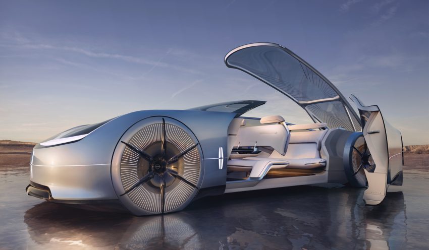 2022 Lincoln Model L100 Concept - Front Three-Quarter Wallpaper 850x496 #10