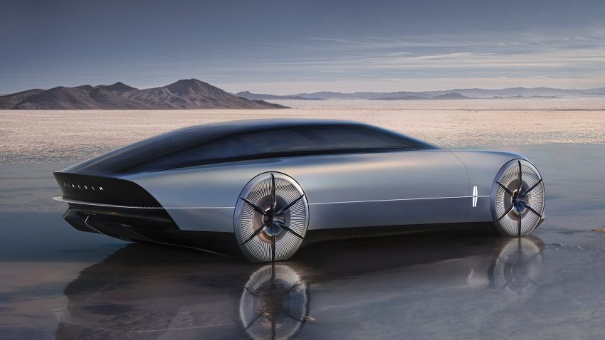2022 Lincoln Model L100 Concept - Rear Three-Quarter Wallpaper 850x478 #6
