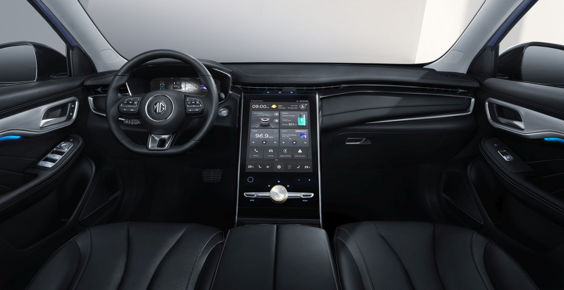 Download 2022 MG Marvel R - Interior, Cockpit HD Wallpaper 1920x988 #69