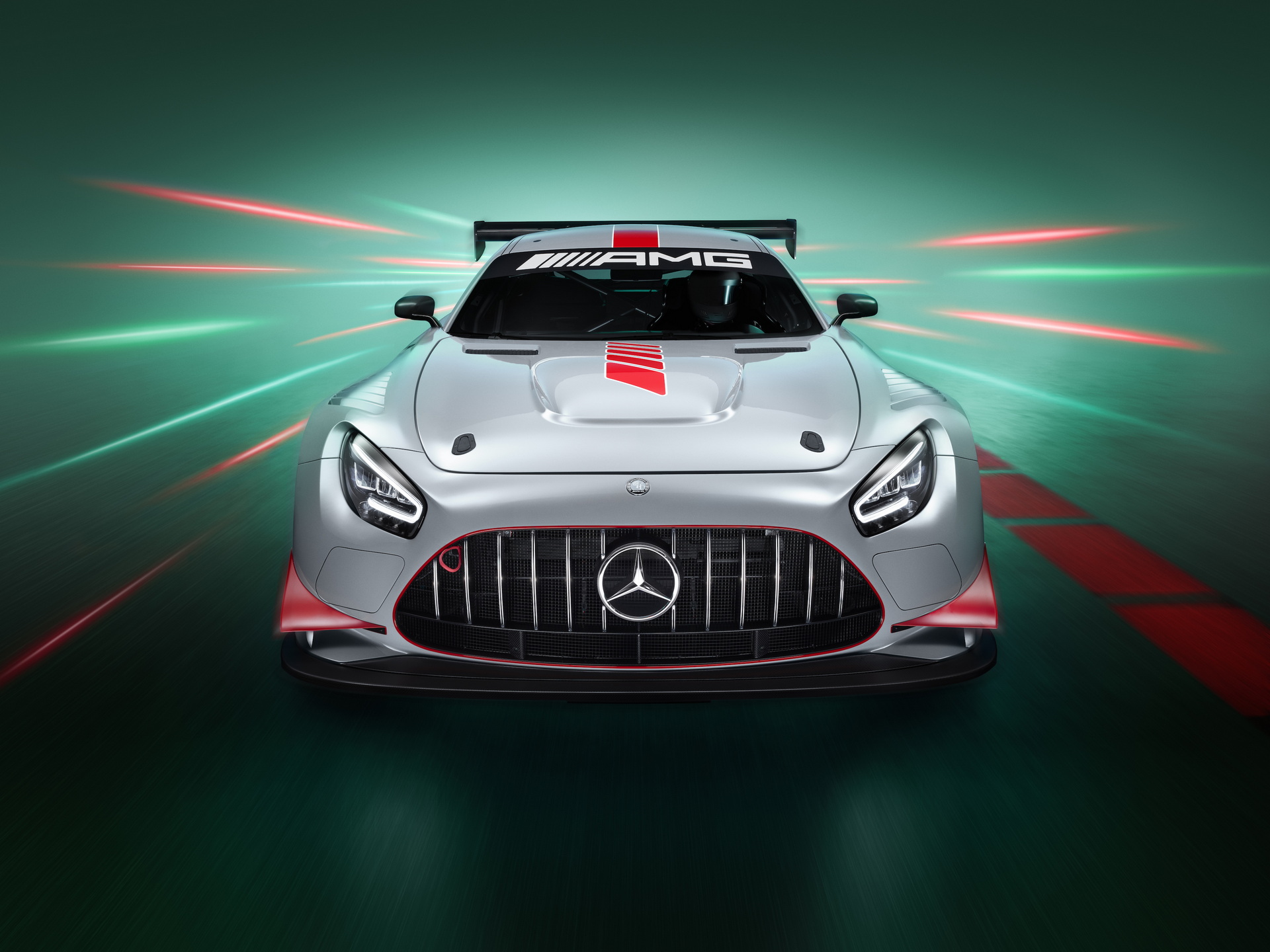 Download 2022 Mercedes-AMG GT3 Edition 55 - Front HD Wallpaper 1920x1440 #3