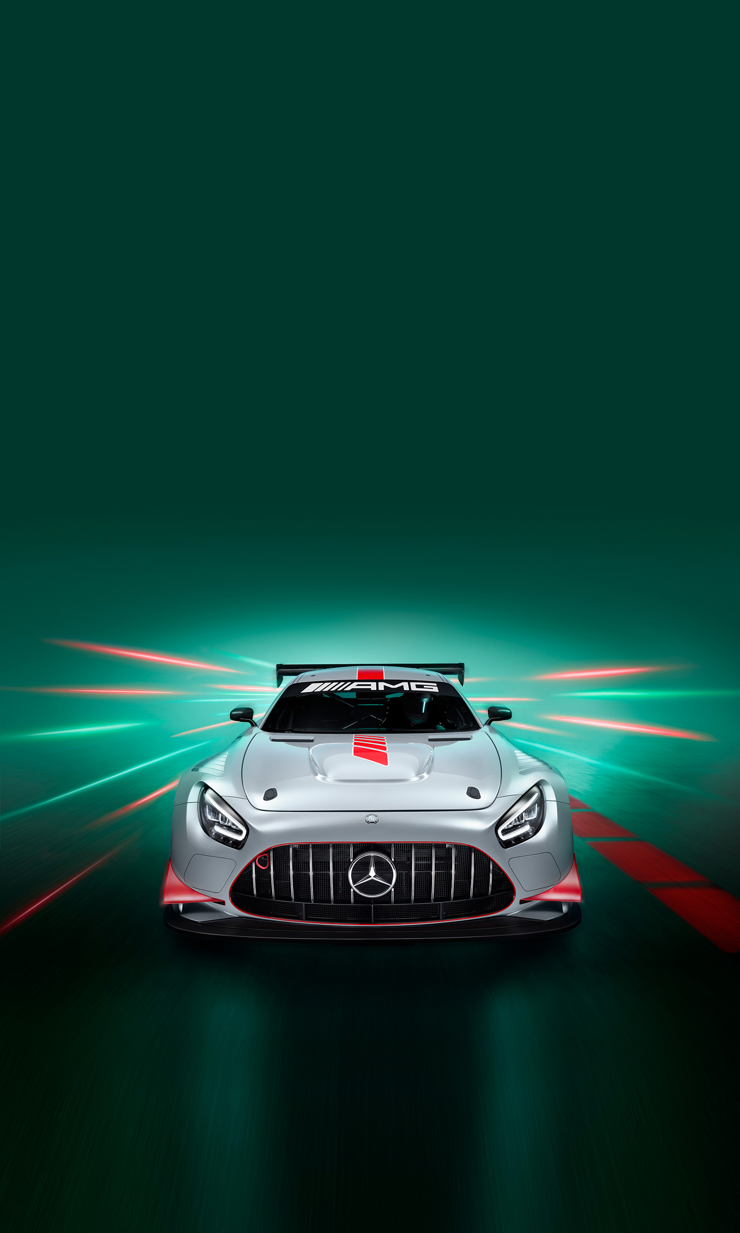 Download 2022 Mercedes-AMG GT3 Edition 55 - Front HD Phone Wallpaper 1440x2400 #4