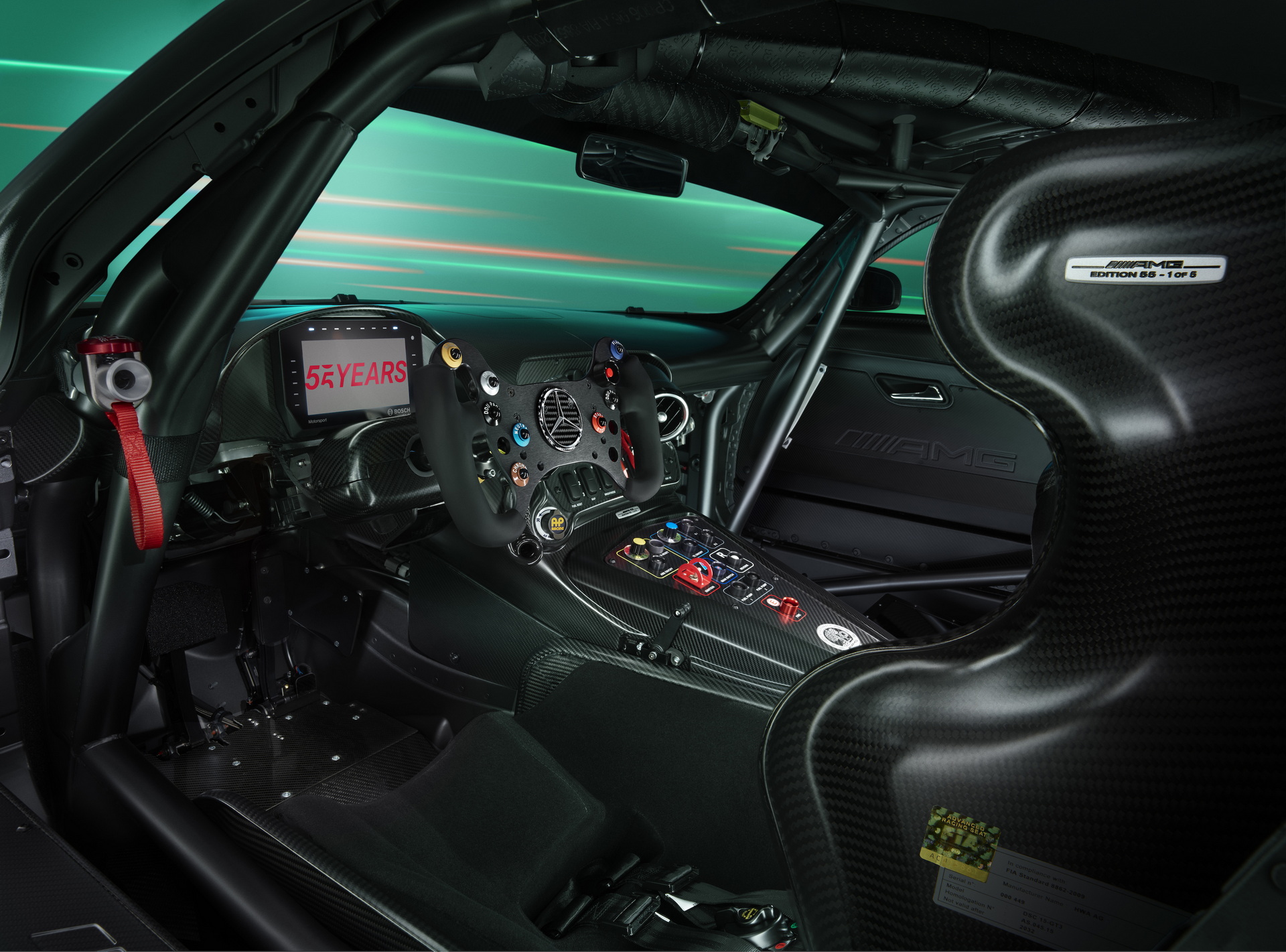 Download 2022 Mercedes-AMG GT3 Edition 55 - Interior HD Wallpaper 1920x1421 #10