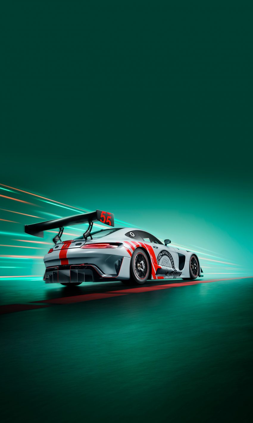 2022 Mercedes-AMG GT3 Edition 55 - Rear Three-Quarter Phone Wallpaper 850x1417 #6