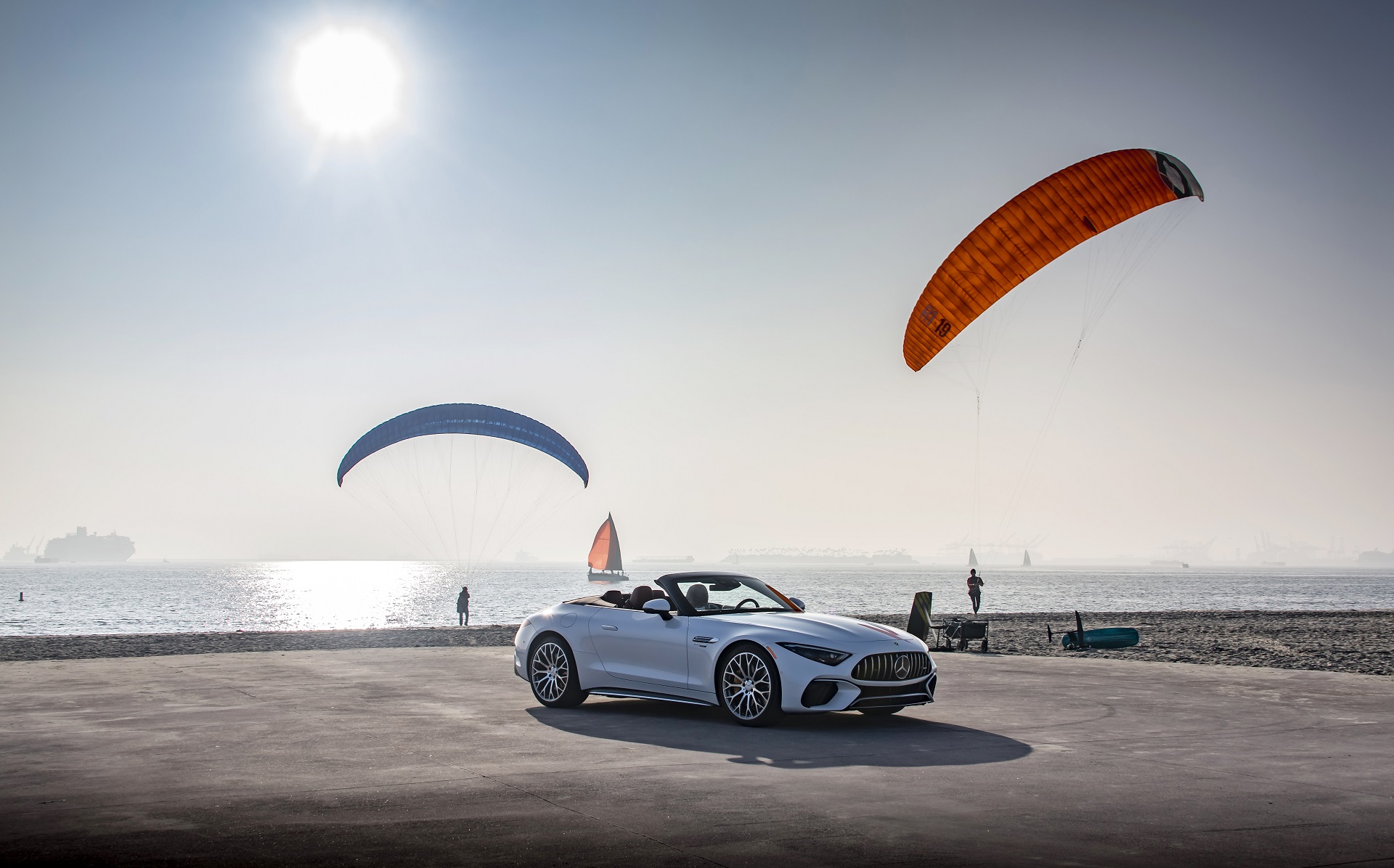 Download 2022 Mercedes-AMG SL 55 4Matic+ - US version - Front Three-Quarter HD Wallpaper 1920x1196 #10