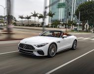 2022 Mercedes-AMG SL 55 4Matic+ - US version - Front Three-Quarter Wallpaper 190x150