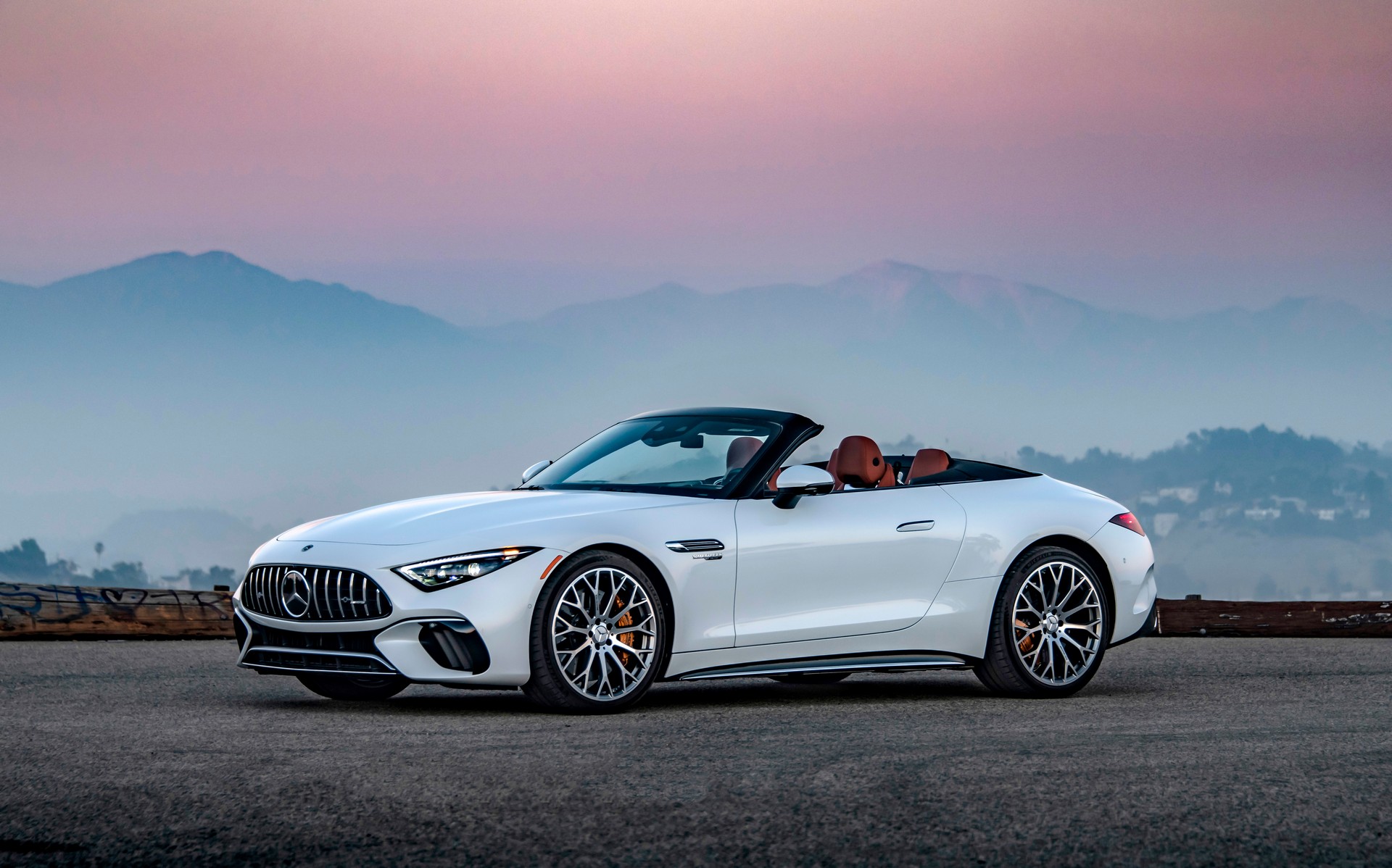 Download 2022 Mercedes-AMG SL 55 4Matic+ - US version - Front Three-Quarter HD Wallpaper 1920x1198 #34