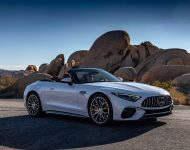 2022 Mercedes-AMG SL 55 4Matic+ - US version - Front Three-Quarter Wallpaper 190x150