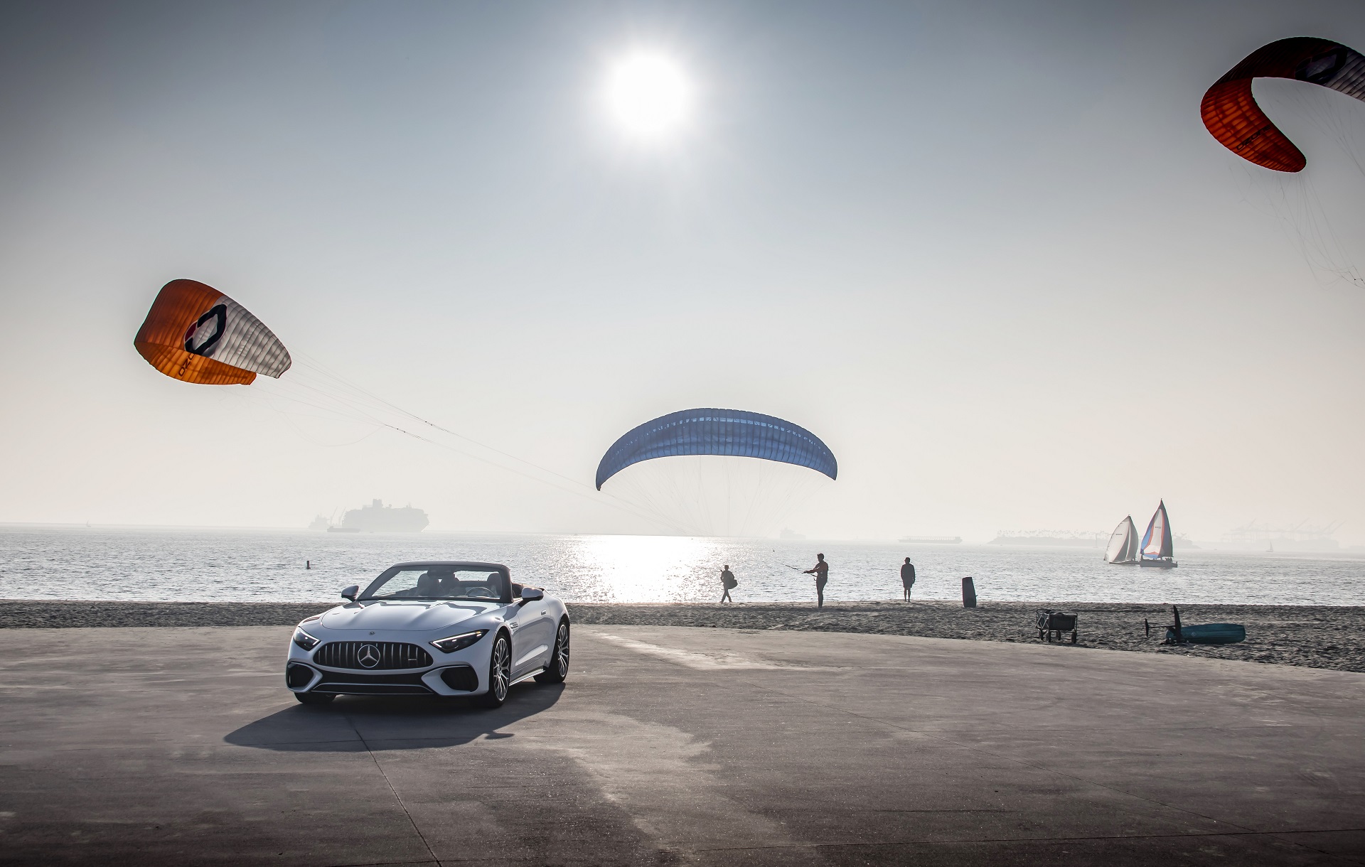 Download 2022 Mercedes-AMG SL 55 4Matic+ - US version - Front HD Wallpaper 1920x1220 #13