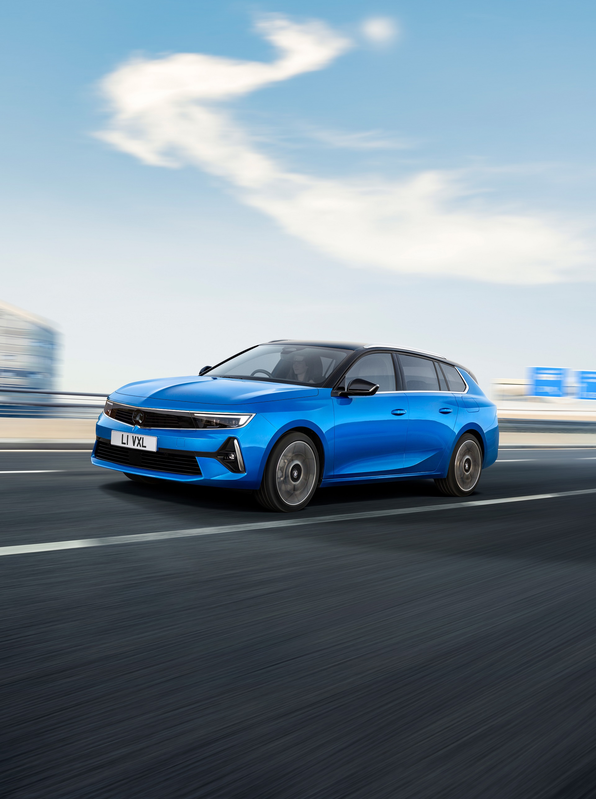 Download 2022 Vauxhall Astra Sports Tourer - Front Three-Quarter HD Phone Wallpaper 1920x2573 #3