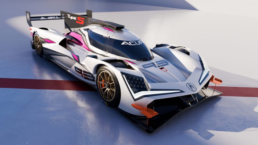 2023 Acura ARX-06 Race Car - Front Three-Quarter Wallpaper 850x478 #1