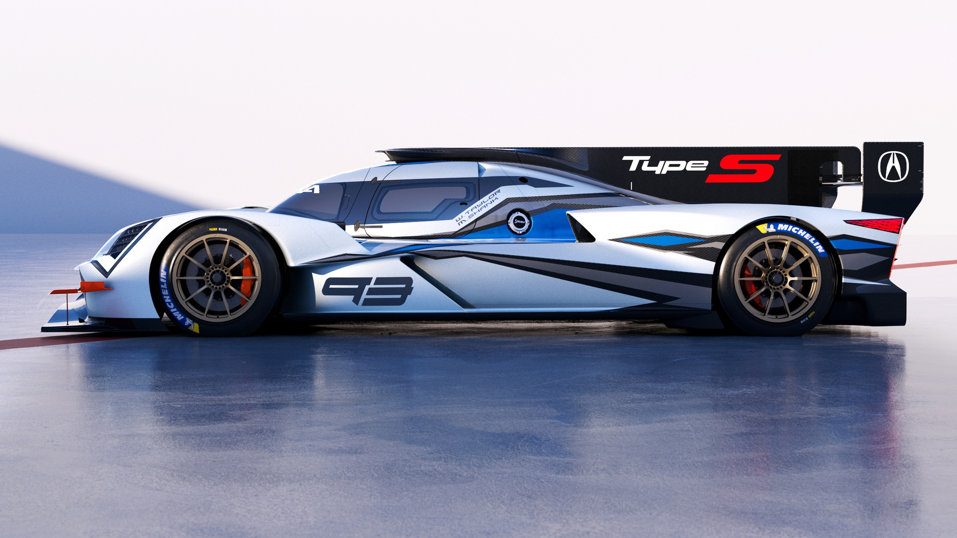 Download 2023 Acura ARX-06 Race Car - Side HD Wallpaper 1920x1080 #4