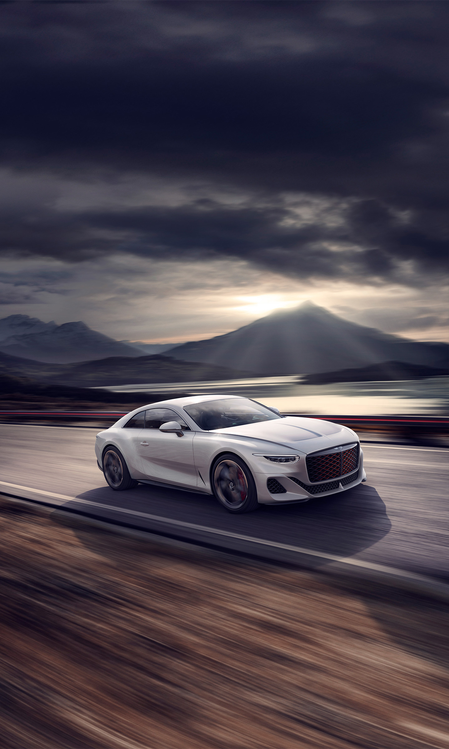 Download 2023 Bentley Mulliner Batur - Front Three-Quarter HD Phone Wallpaper 1440x2400 #2