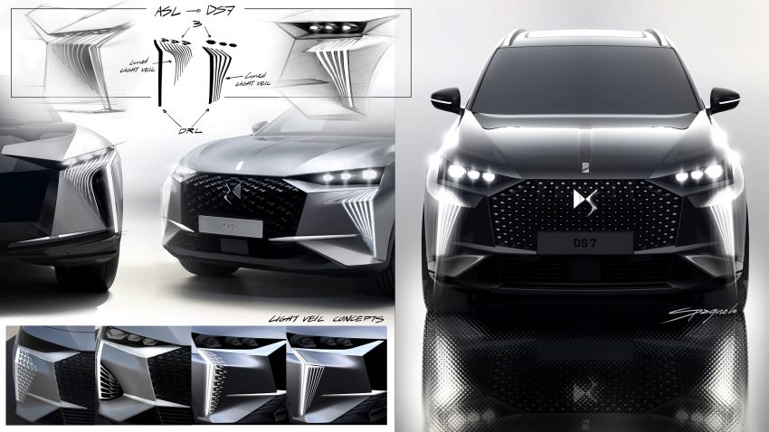 2023 DS 7 - Design Sketch Wallpaper 850x478 #102