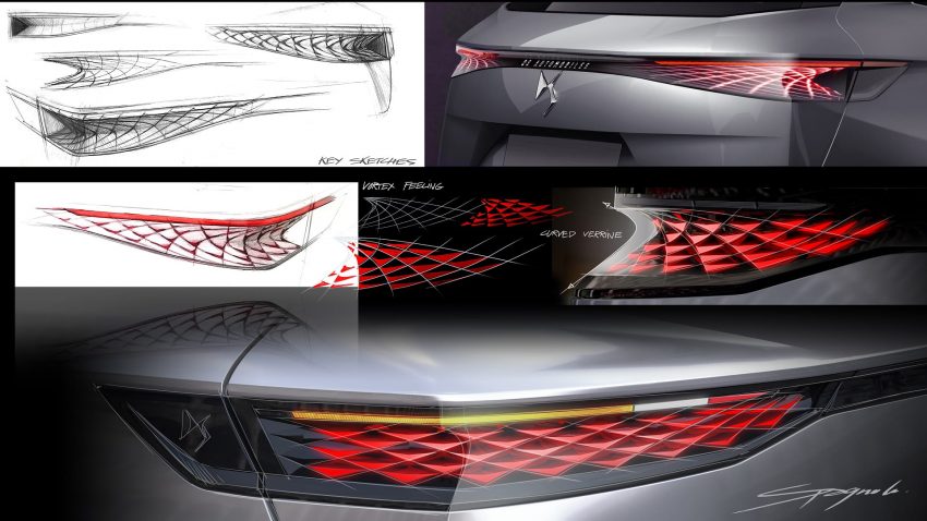 2023 DS 7 - Design Sketch Wallpaper 850x478 #103