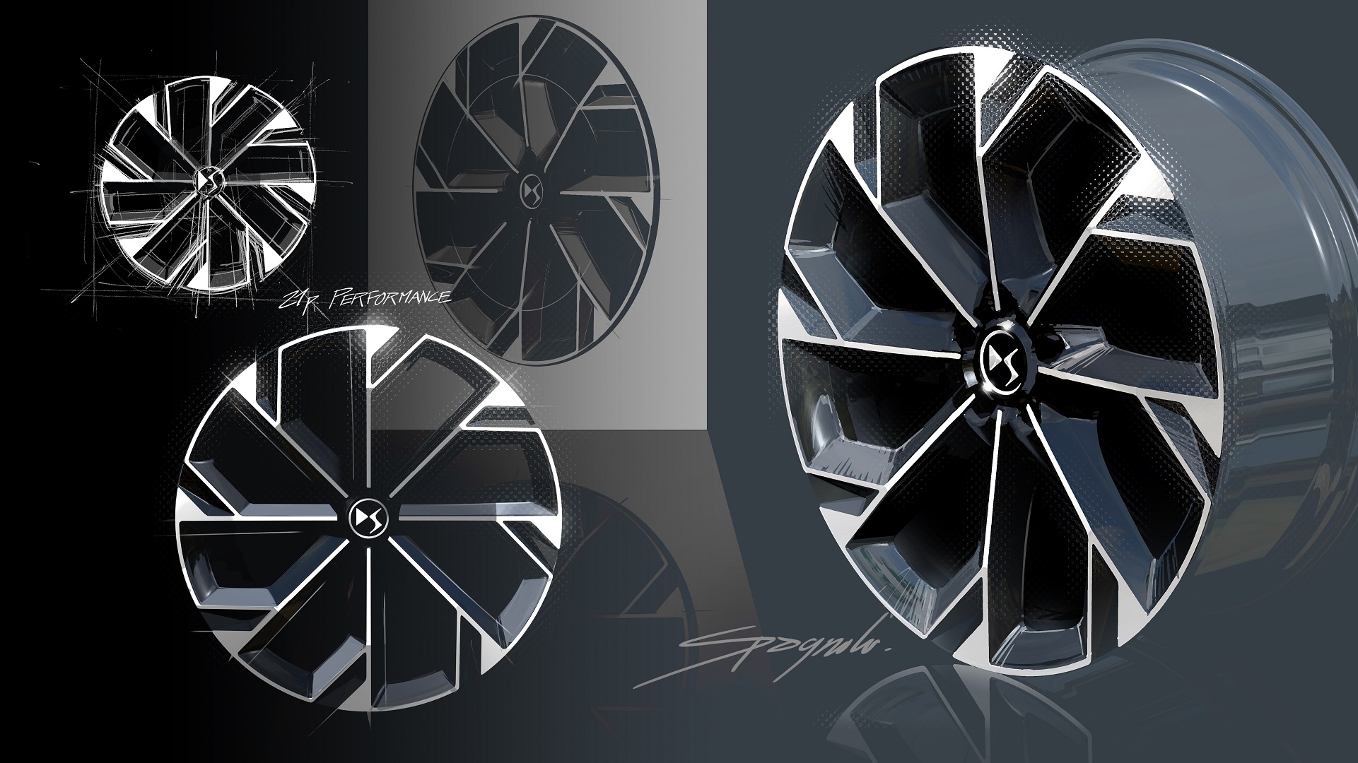 Download 2023 DS 7 - Design Sketch HD Wallpaper 1921x1080 #104