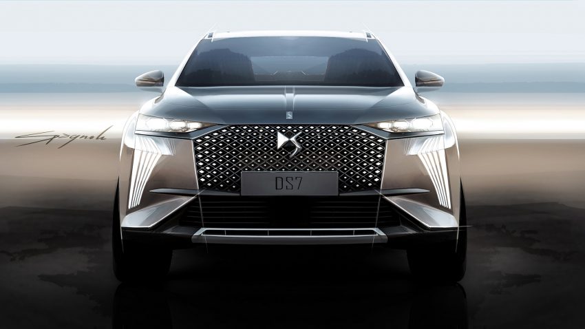 2023 DS 7 - Design Sketch Wallpaper 850x478 #99