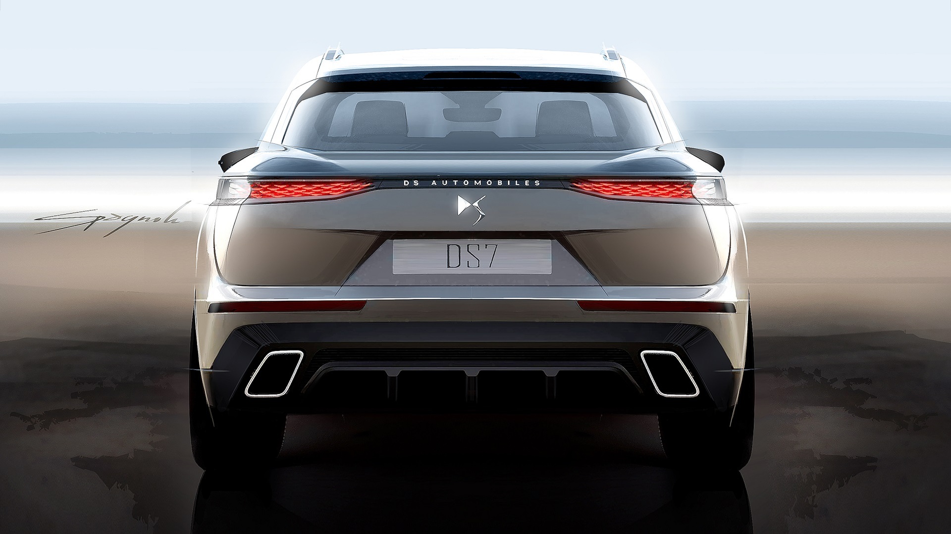 Download 2023 DS 7 - Design Sketch HD Wallpaper 1920x1079 #100