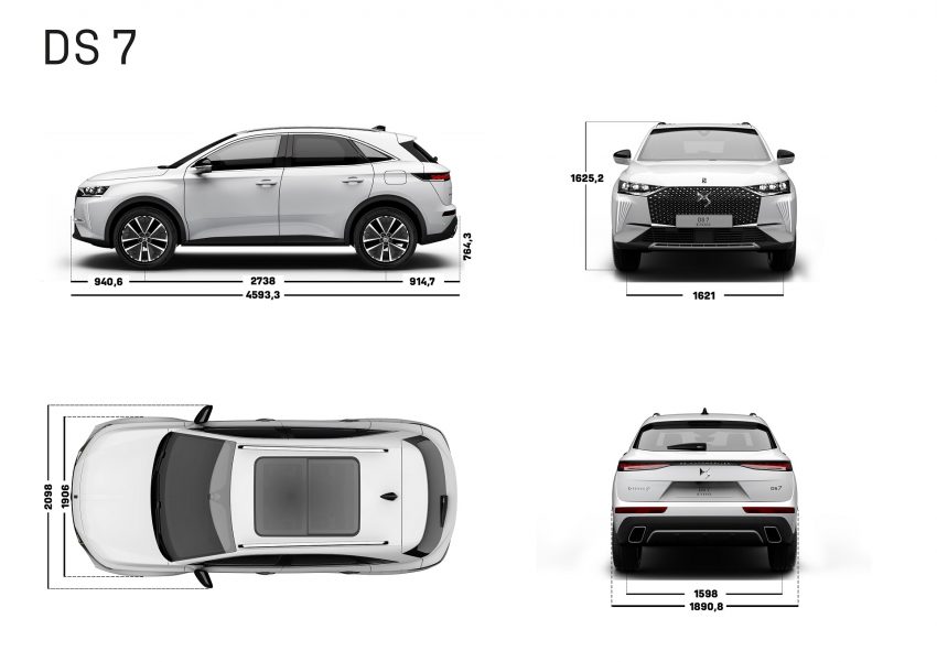 2023 DS 7 - Dimensions Wallpaper 850x601 #105