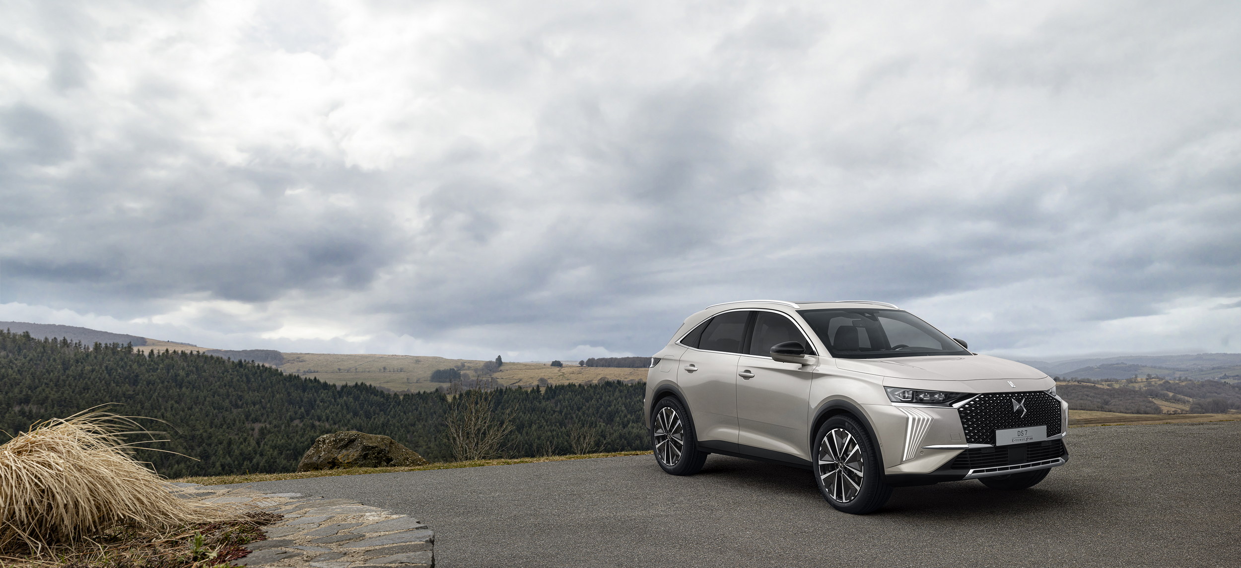 Download 2023 DS 7 - Front Three-Quarter HD Wallpaper 2500x1144 #42