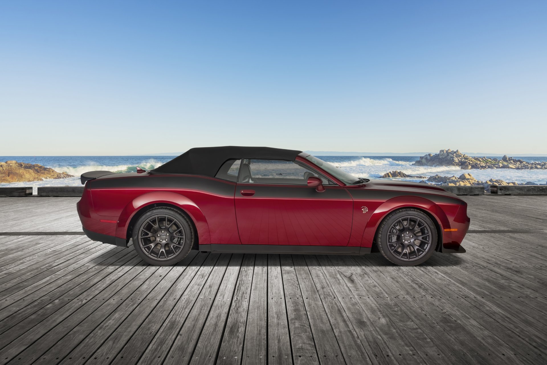 Download 2023 Dodge Challenger Convertible - Side HD Wallpaper 1920x1281 #3