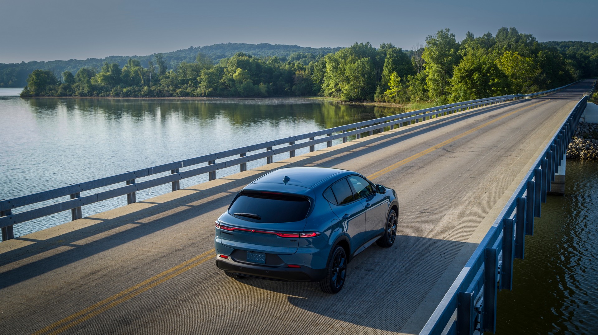 Download 2023 Dodge Hornet GT - Rear Three-Quarter HD Wallpaper 1920x1076 #6