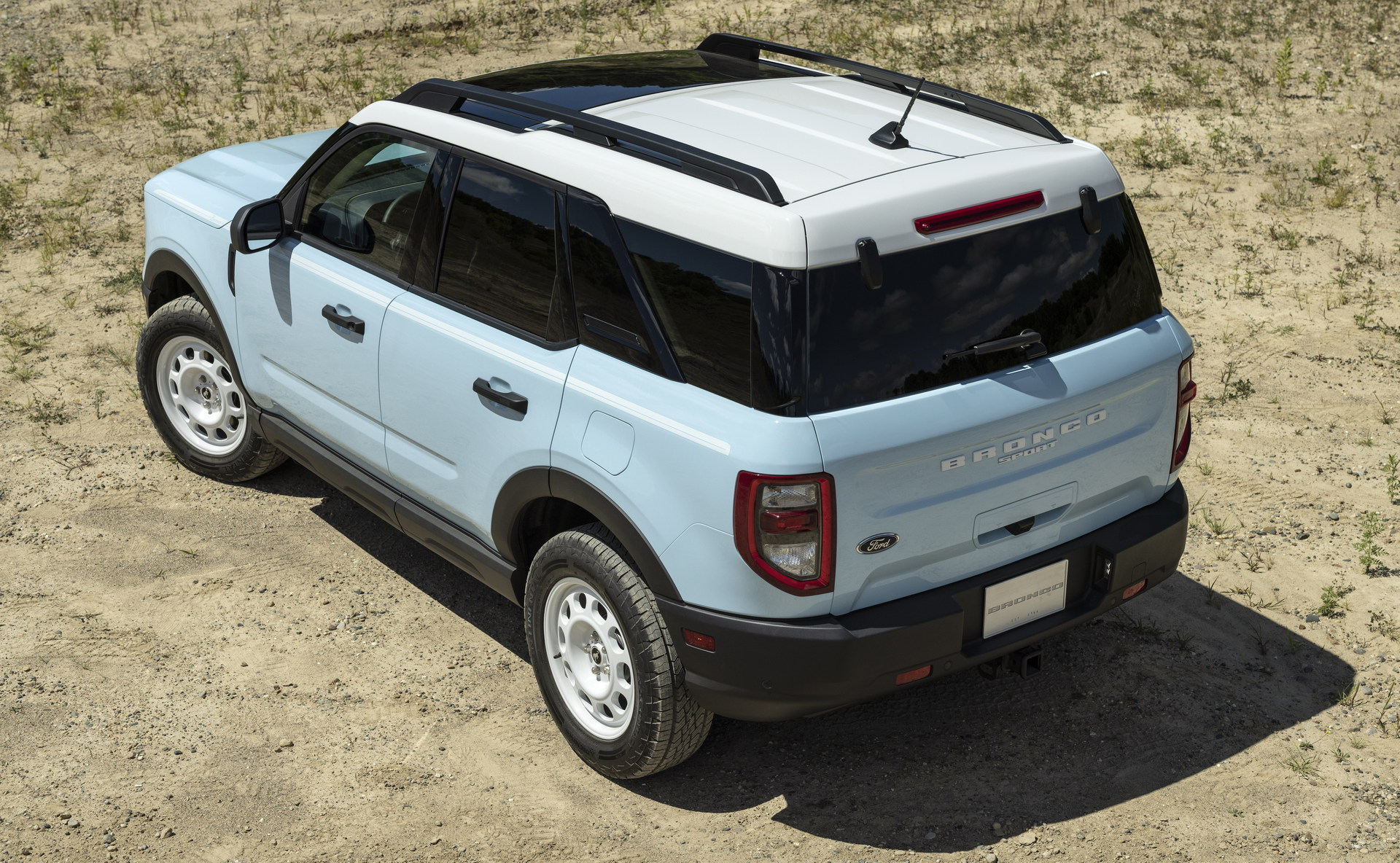 Download 2023 Ford Bronco Sport Heritage Edition - Rear Three-Quarter HD Wallpaper 1920x1184 #3