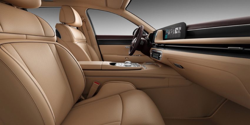 2023 Genesis G90 - Interior, Front Seats Wallpaper 850x425 #112
