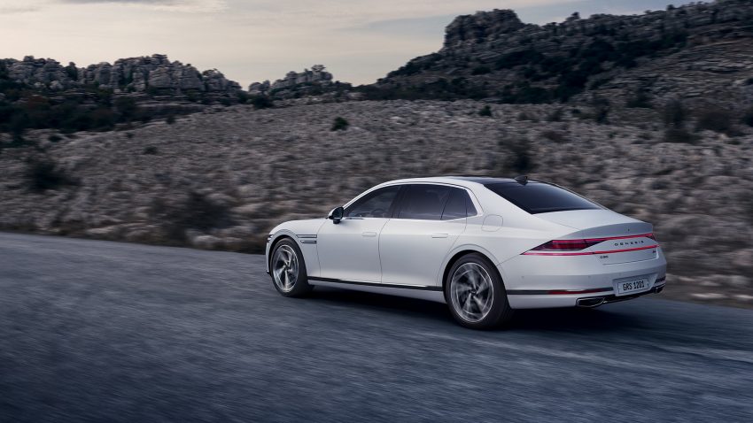 2023 Genesis G90 - Rear Three-Quarter Wallpaper 850x478 #94