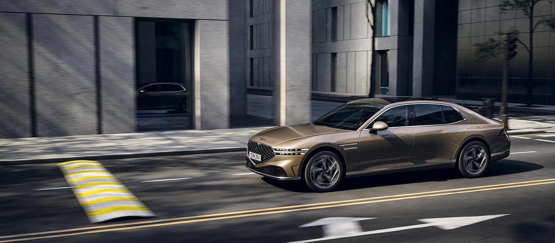 Download 2023 Genesis G90 - Side HD Wallpaper 1923x844 #97