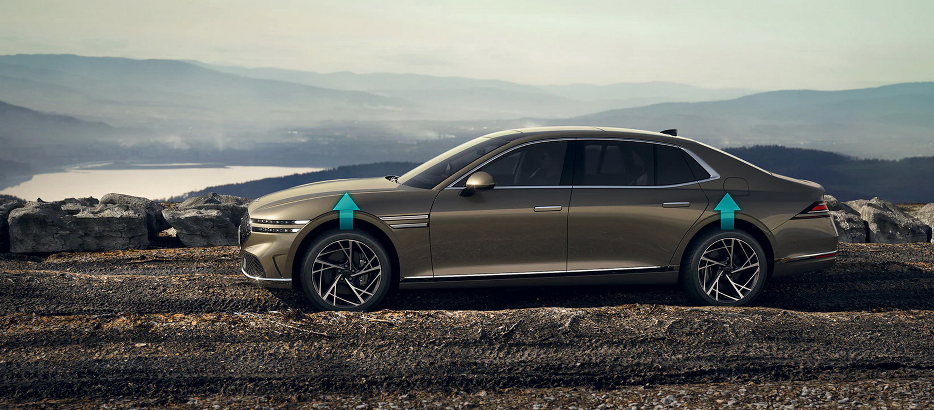 Download 2023 Genesis G90 - Side HD Wallpaper 1923x844 #99