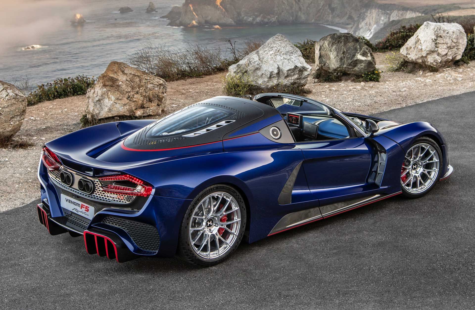 Download 2023 Hennessey Venom F5 Roadster - Rear Three-Quarter HD Wallpaper 1920x1254 #23