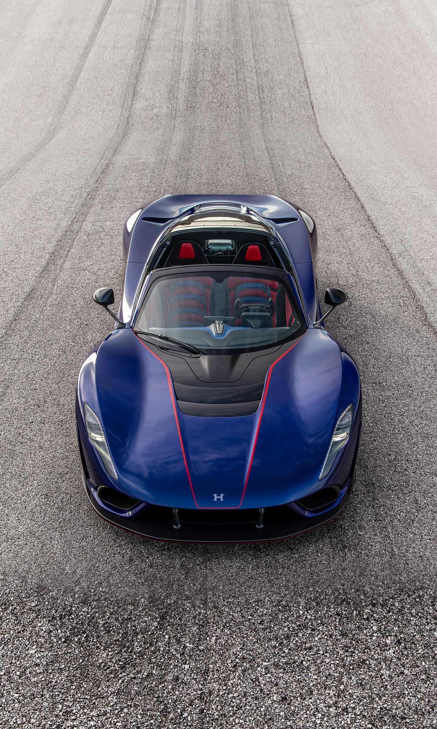 Download 2023 Hennessey Venom F5 Roadster - Top HD Phone Wallpaper 1440x2400 #11