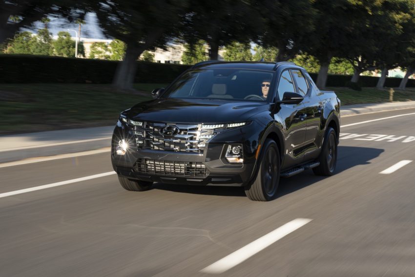 2023 Hyundai Santa Cruz Night - Front Three-Quarter Wallpaper 850x567 #4