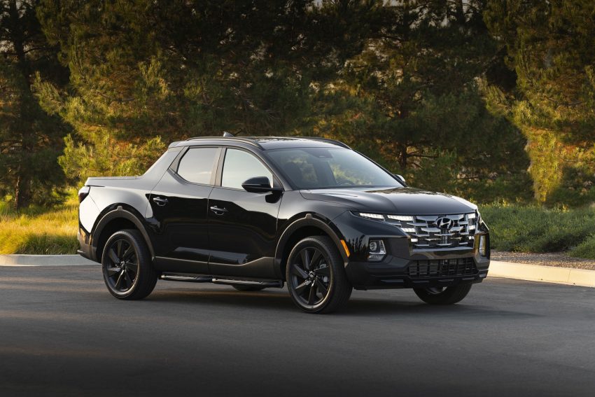 2023 Hyundai Santa Cruz Night - Front Three-Quarter Wallpaper 850x567 #7