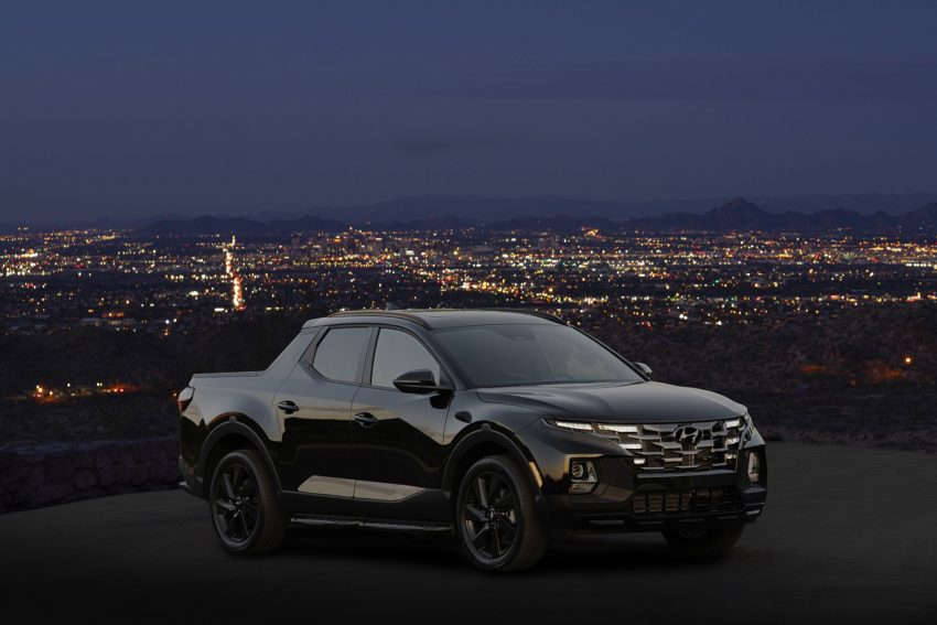 2023 Hyundai Santa Cruz Night - Front Three-Quarter Wallpaper 850x567 #12