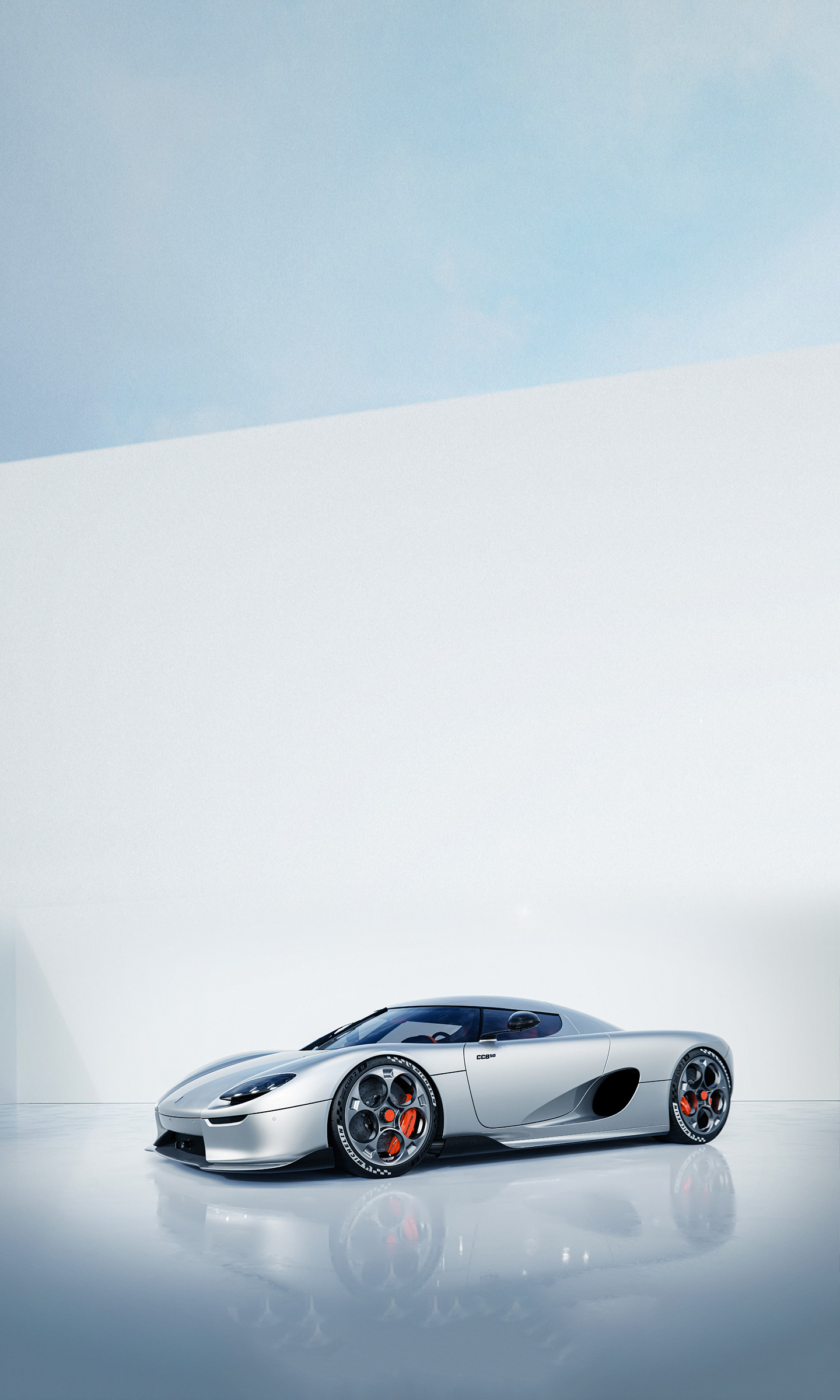 Download 2023 Koenigsegg CC850 - Front Three-Quarter HD Phone Wallpaper 1440x2400 #10