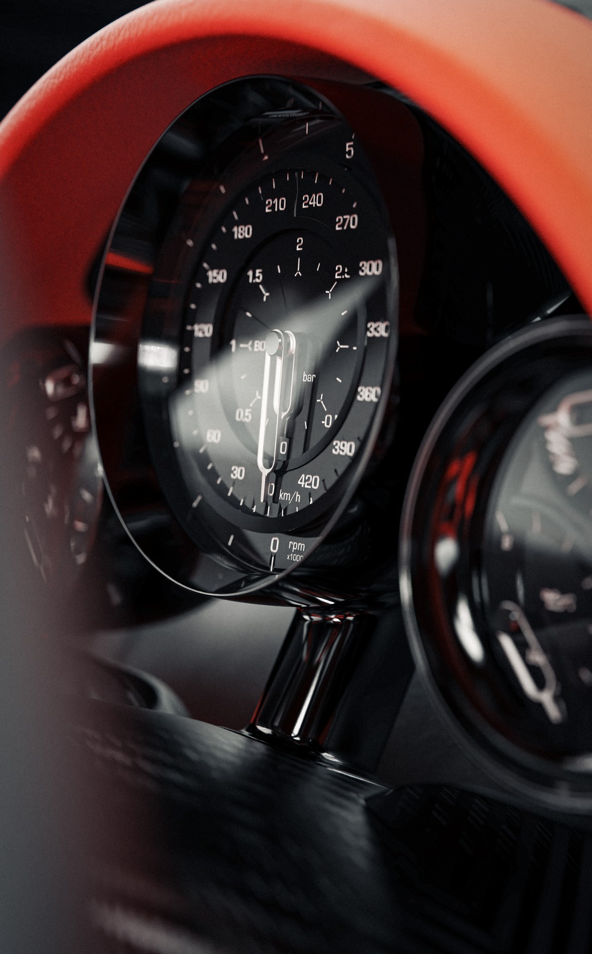Download 2023 Koenigsegg CC850 - Instrument Cluster HD Phone Wallpaper 1191x1920 #24