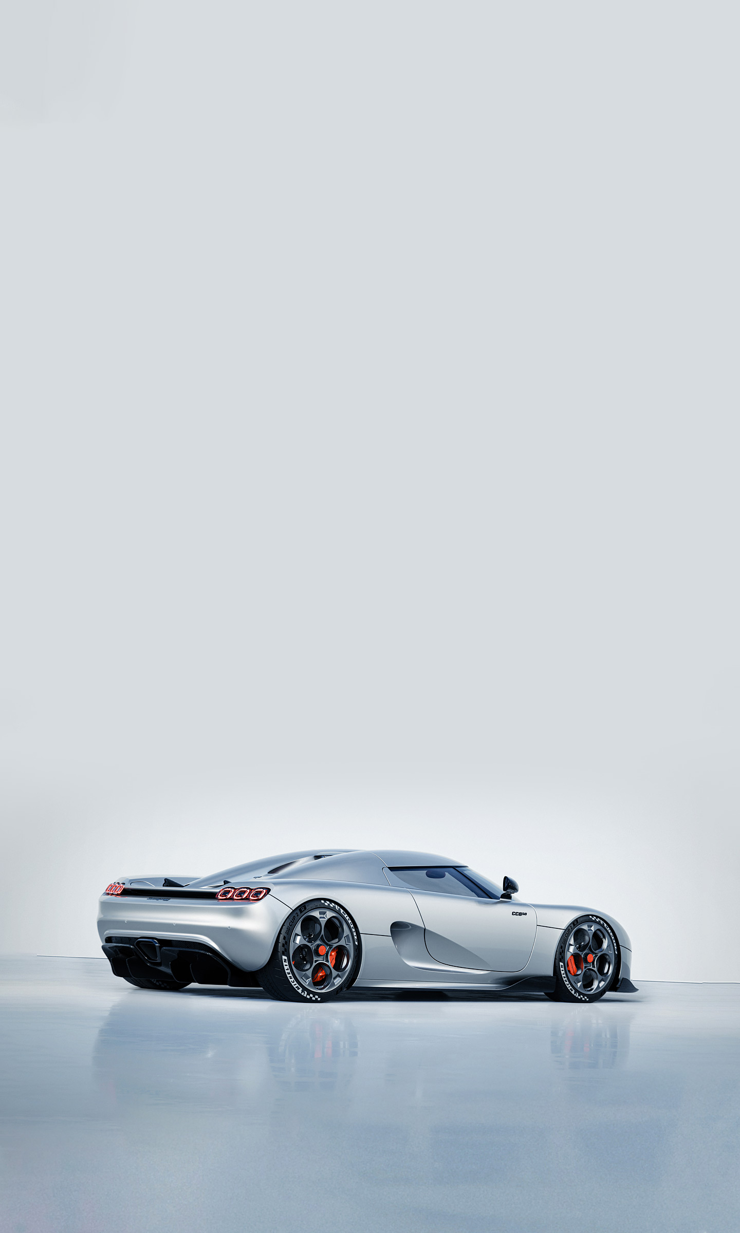 Download 2023 Koenigsegg CC850 - Rear Three-Quarter HD Phone Wallpaper 1440x2400 #12