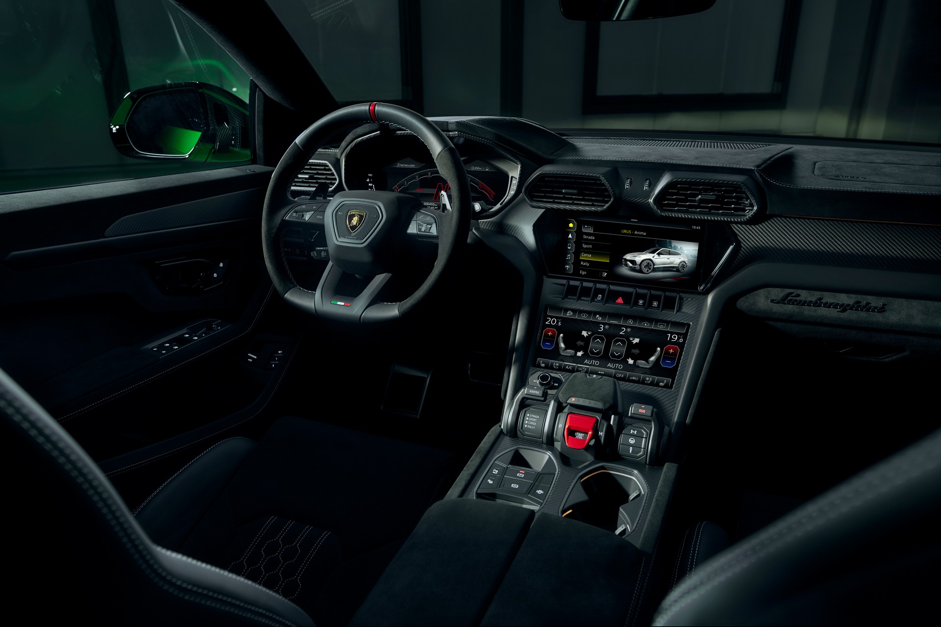 Download 2023 Lamborghini Urus Performante - Interior HD Wallpaper 1920x1280 #42