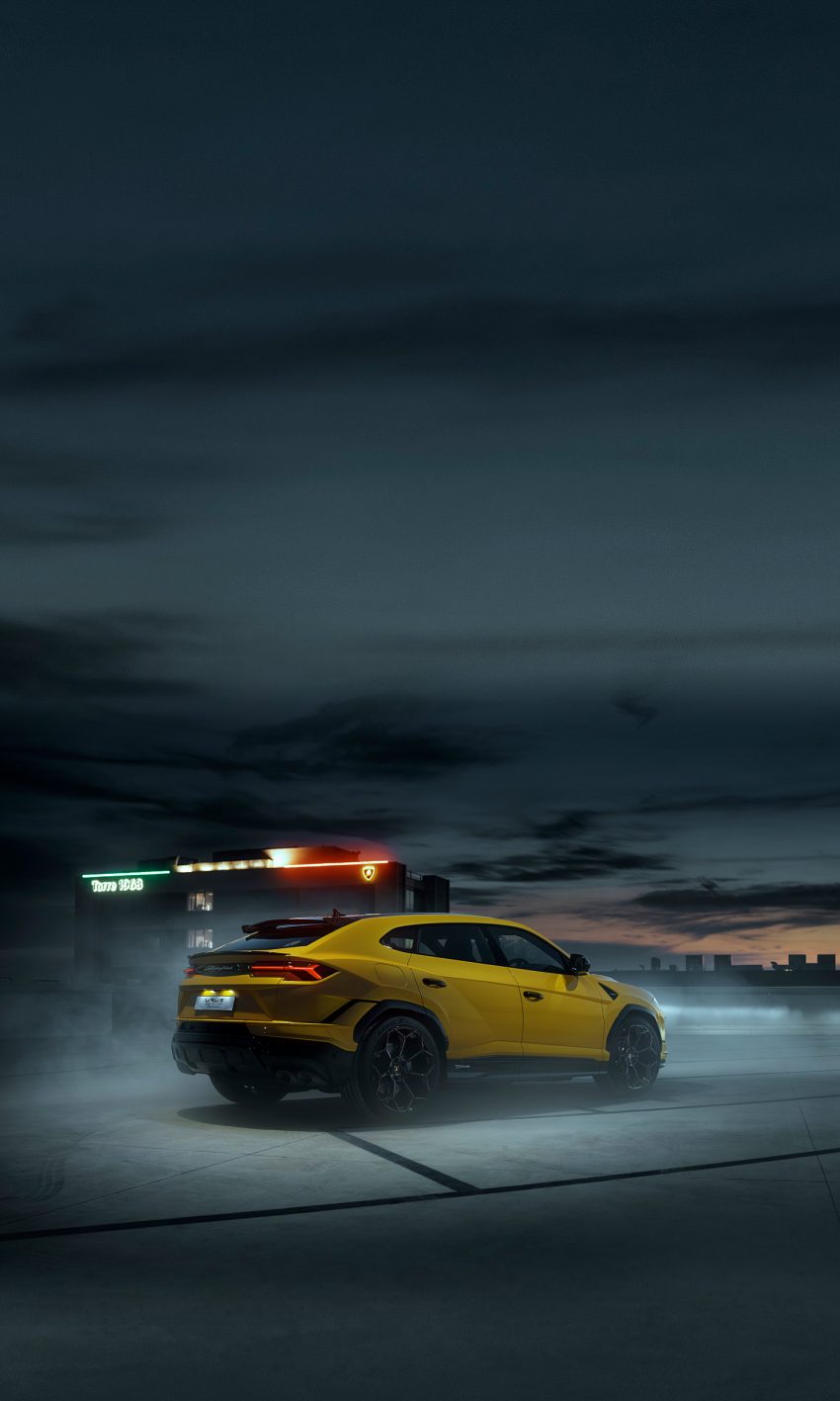 2023 Lamborghini Urus Performante - Rear Three-Quarter Phone Wallpaper 850x1417 #20