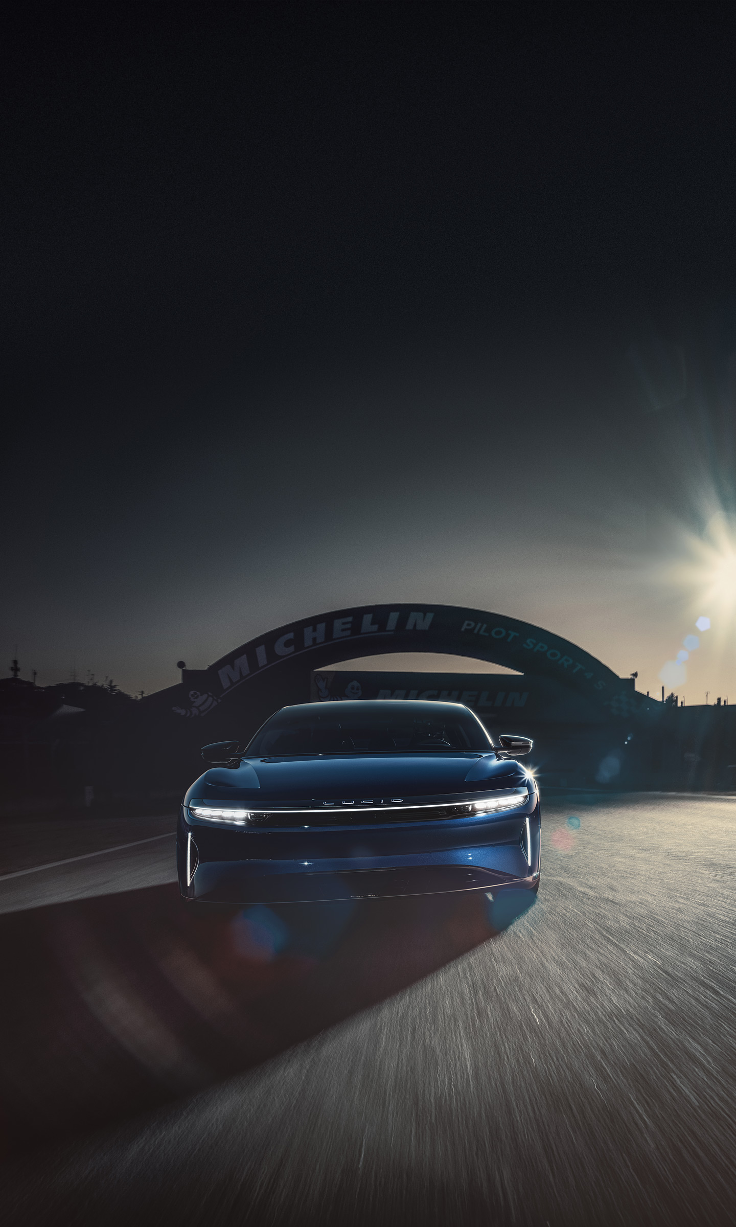 Download 2023 Lucid Air Sapphire - Front HD Phone Wallpaper 1440x2400 #16