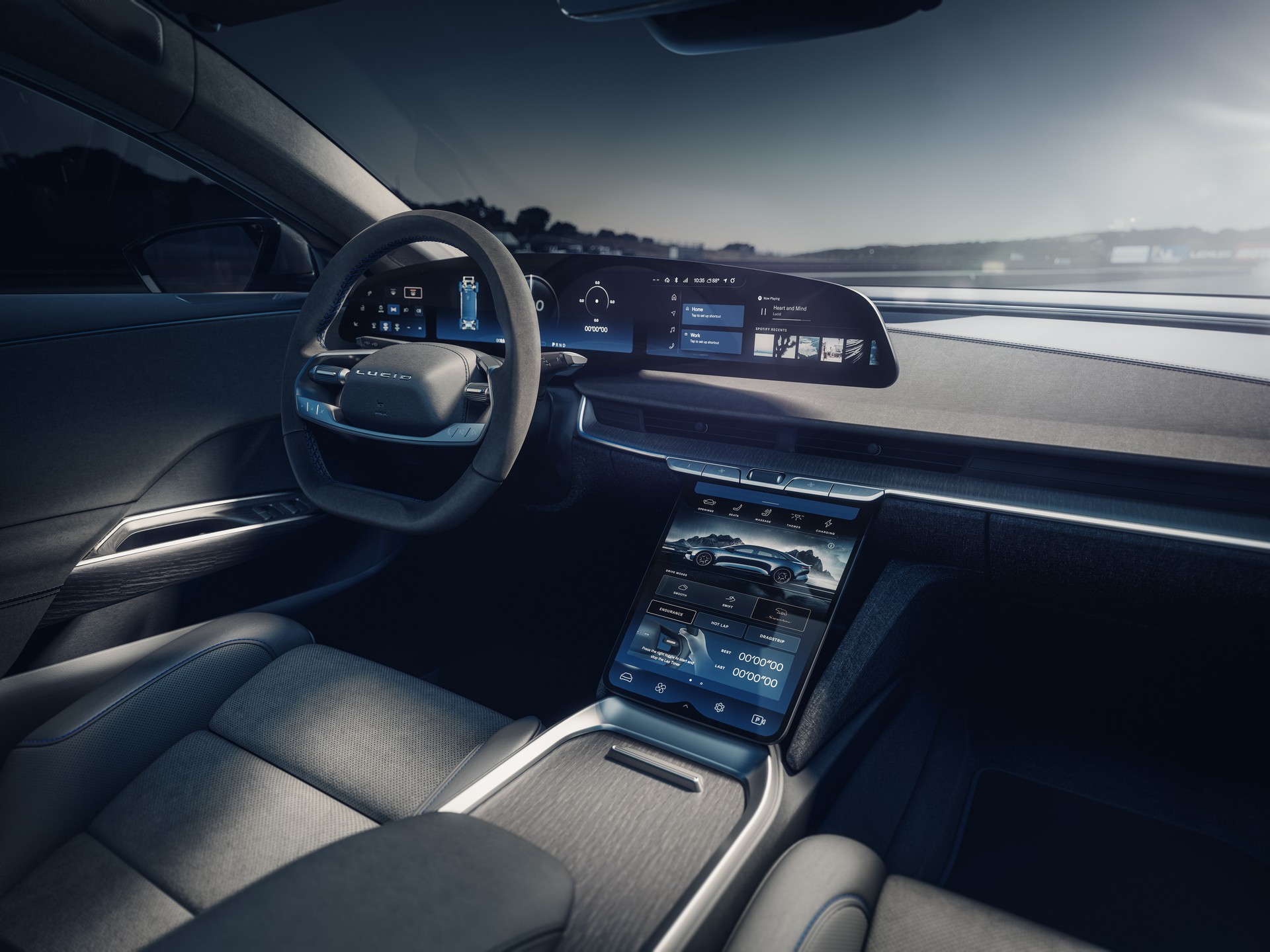 Download 2023 Lucid Air Sapphire - Interior HD Wallpaper 1920x1440 #33