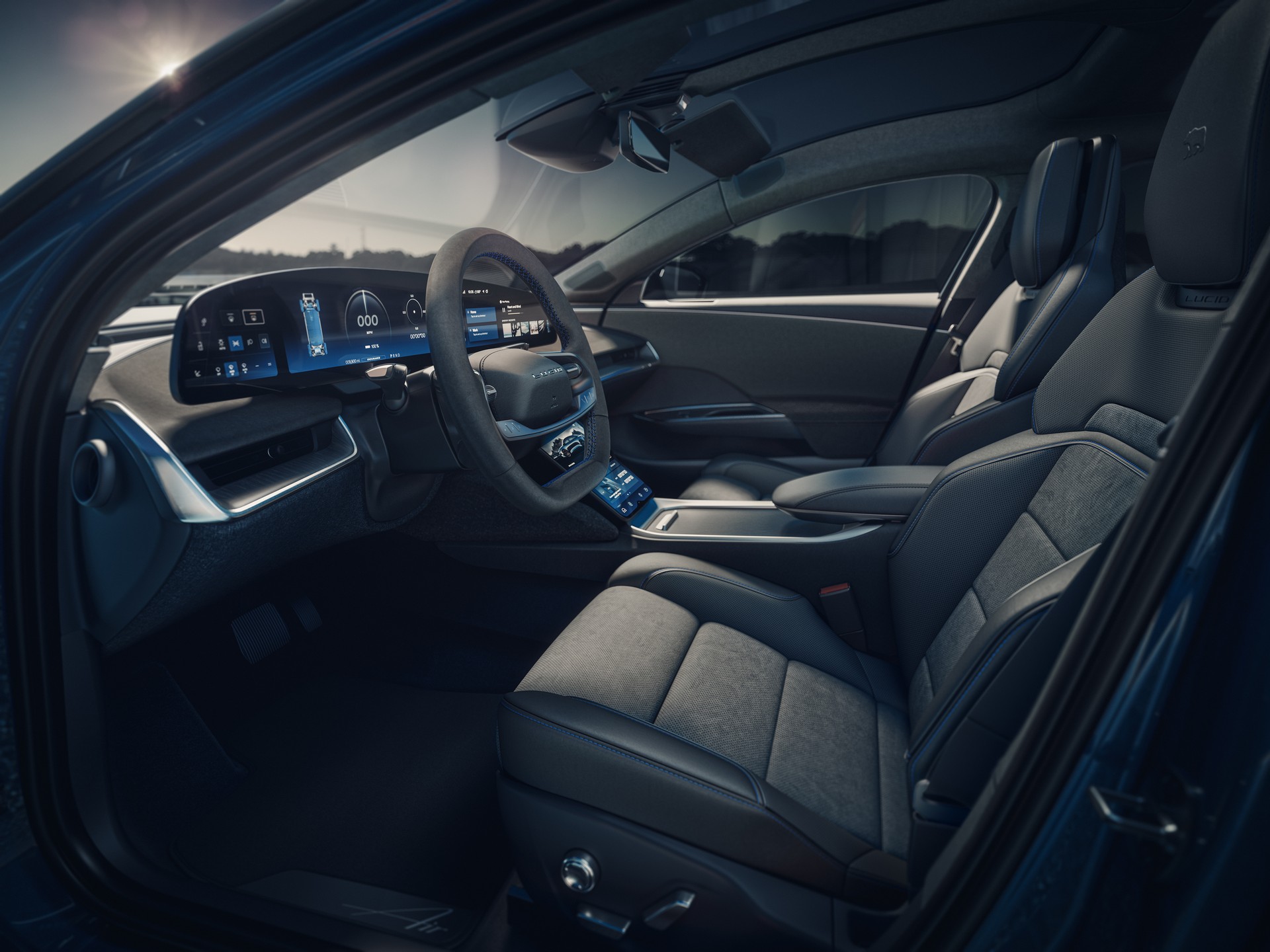 Download 2023 Lucid Air Sapphire - Interior HD Wallpaper 1920x1440 #34
